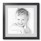 ArtToFrames 18x18" Matted Picture Frame with 14x14" Single Mat Photo Opening Framed in 1.25" Black and 2" Mat (FWM-4083-18x18)